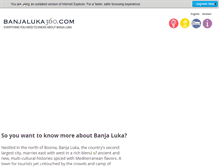 Tablet Screenshot of banjaluka360.com